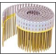 Plastic coiled coil nail