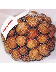 Bobina de malla ancha para ajos, caracoles, mejillones, nueces..