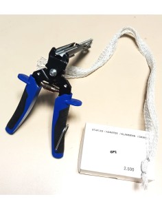 Grapadora manual de alicate para cerrar mallas